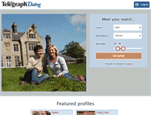 Tablet Screenshot of dating.belfasttelegraph.co.uk